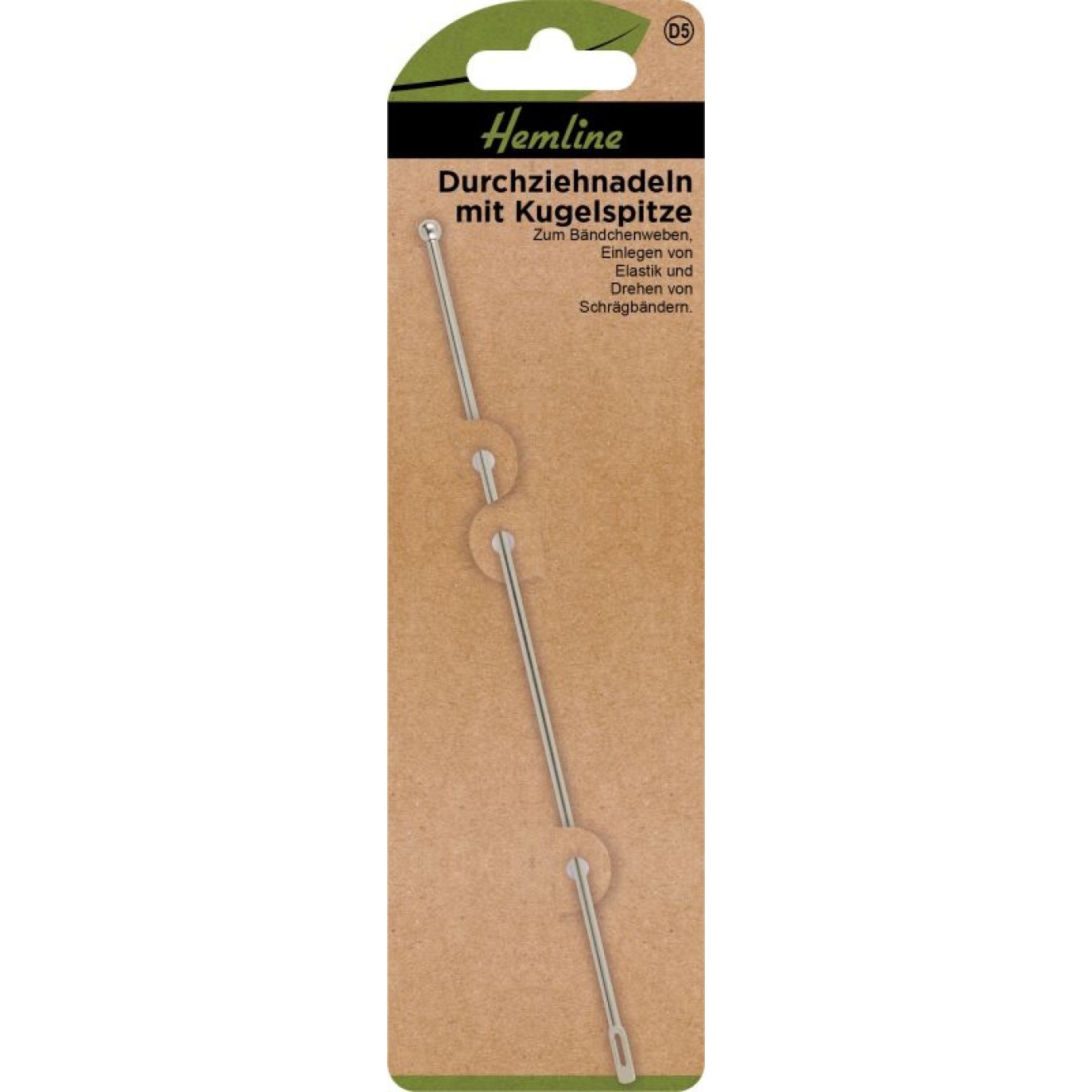 Durchziehnadeln mit Kugelspitze