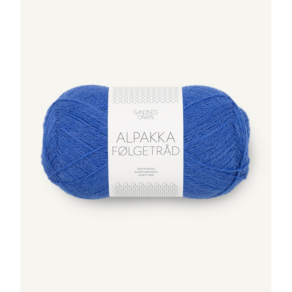 Wolle Sandnes Garn dazzling blue Alpakka Folgetrad 400m 50g
