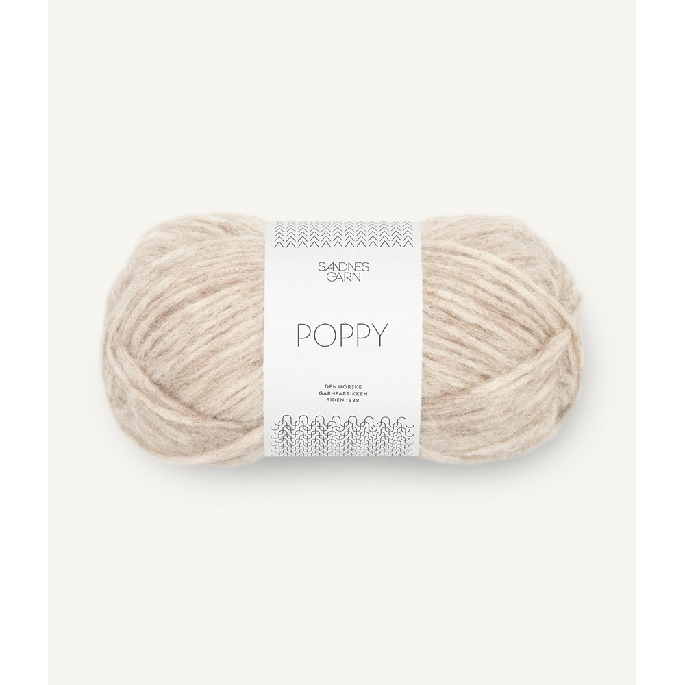 Wolle Sandnes Garn beigemelert Poppy 110m 50g