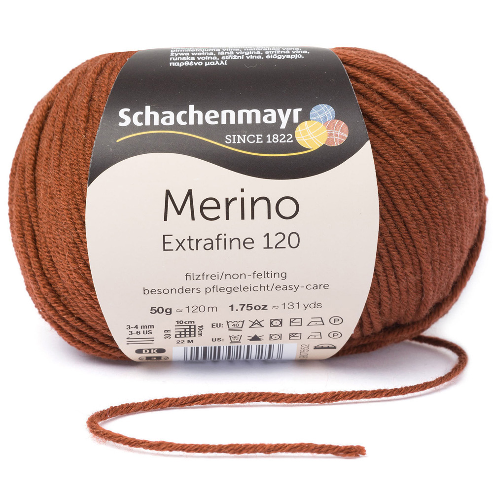 Wolle Schachenmayr kupfer Merino Extrafine  120m 50g