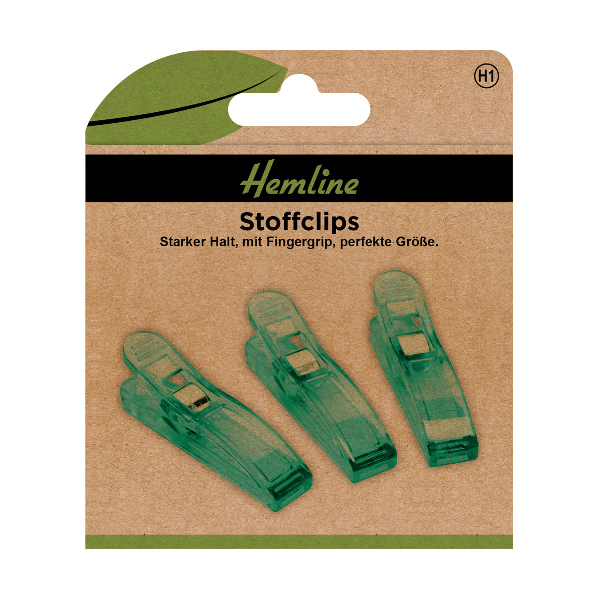 Stoffclips blau 15 St