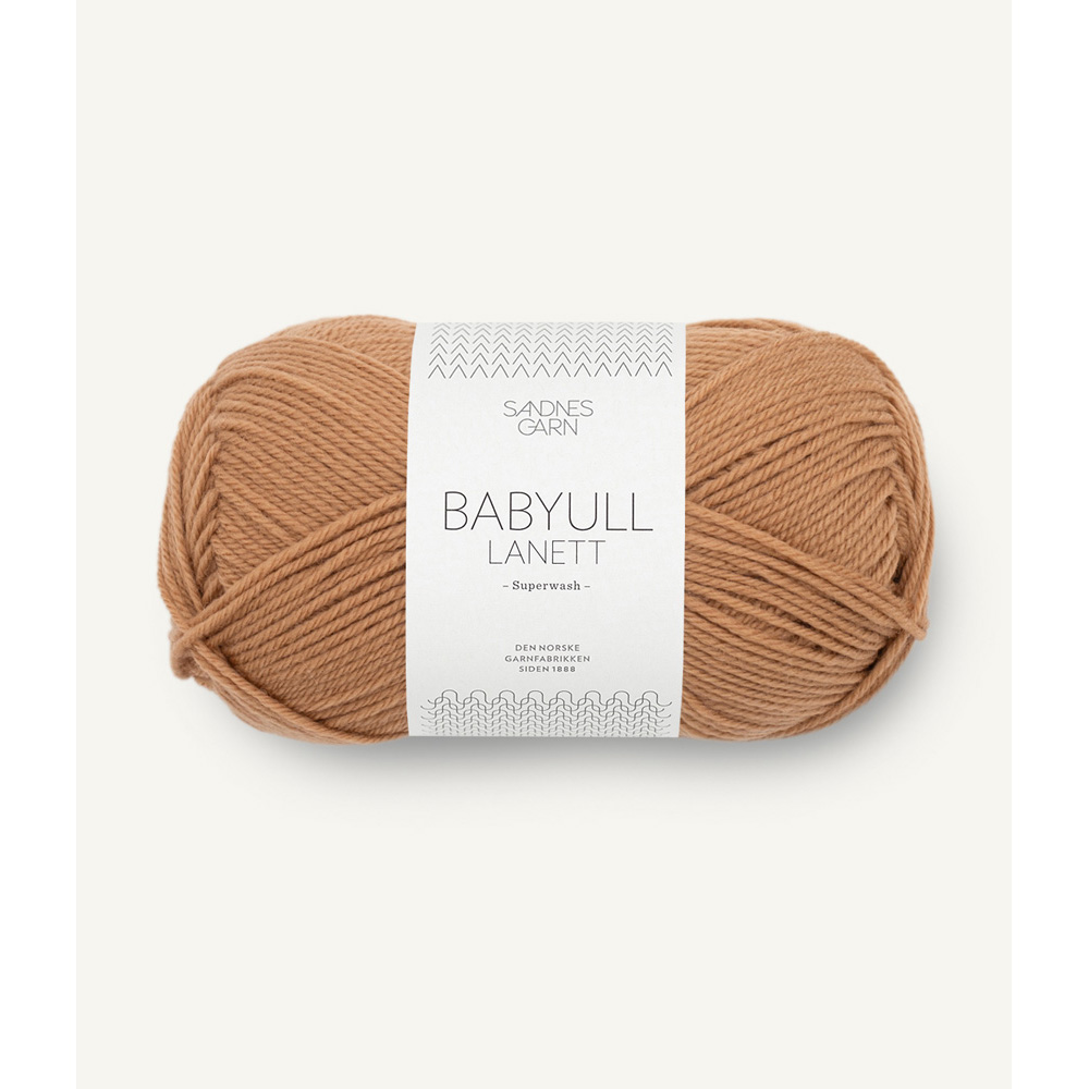 Wolle Sandnes Garn caffe latte Babyull Lanett 175m 50g