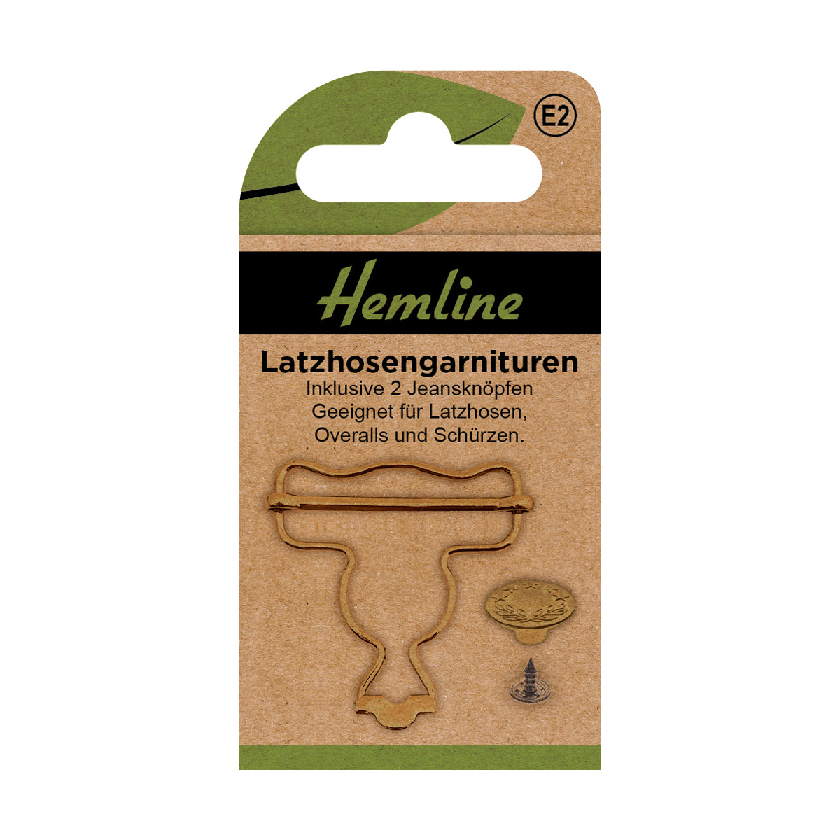 Latzhosengarnituren gold 2 St