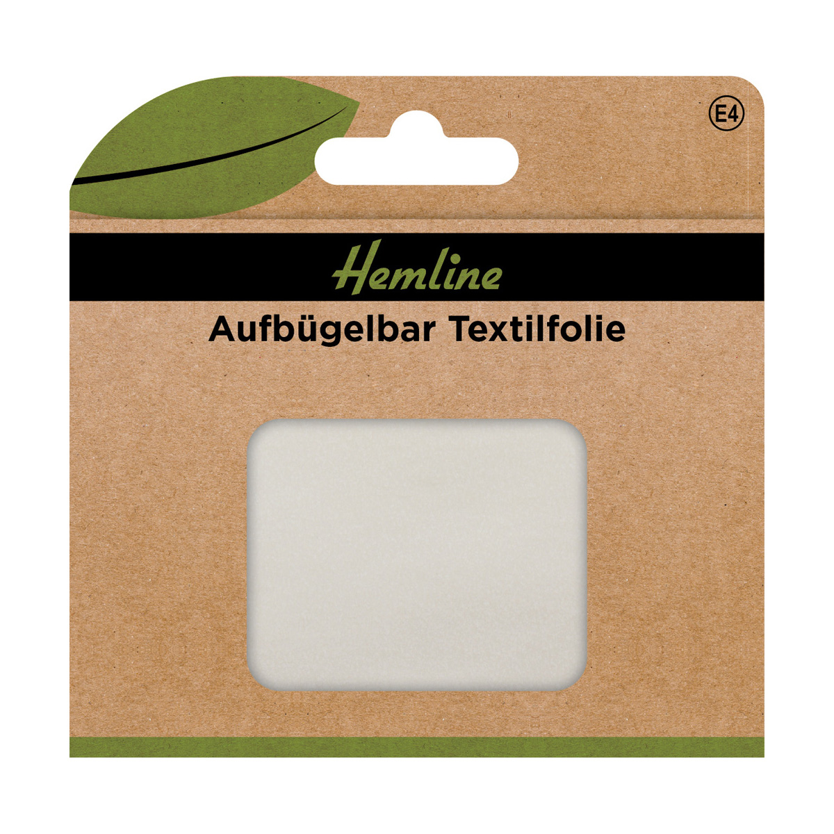 Aufbügelbare Textilfolie