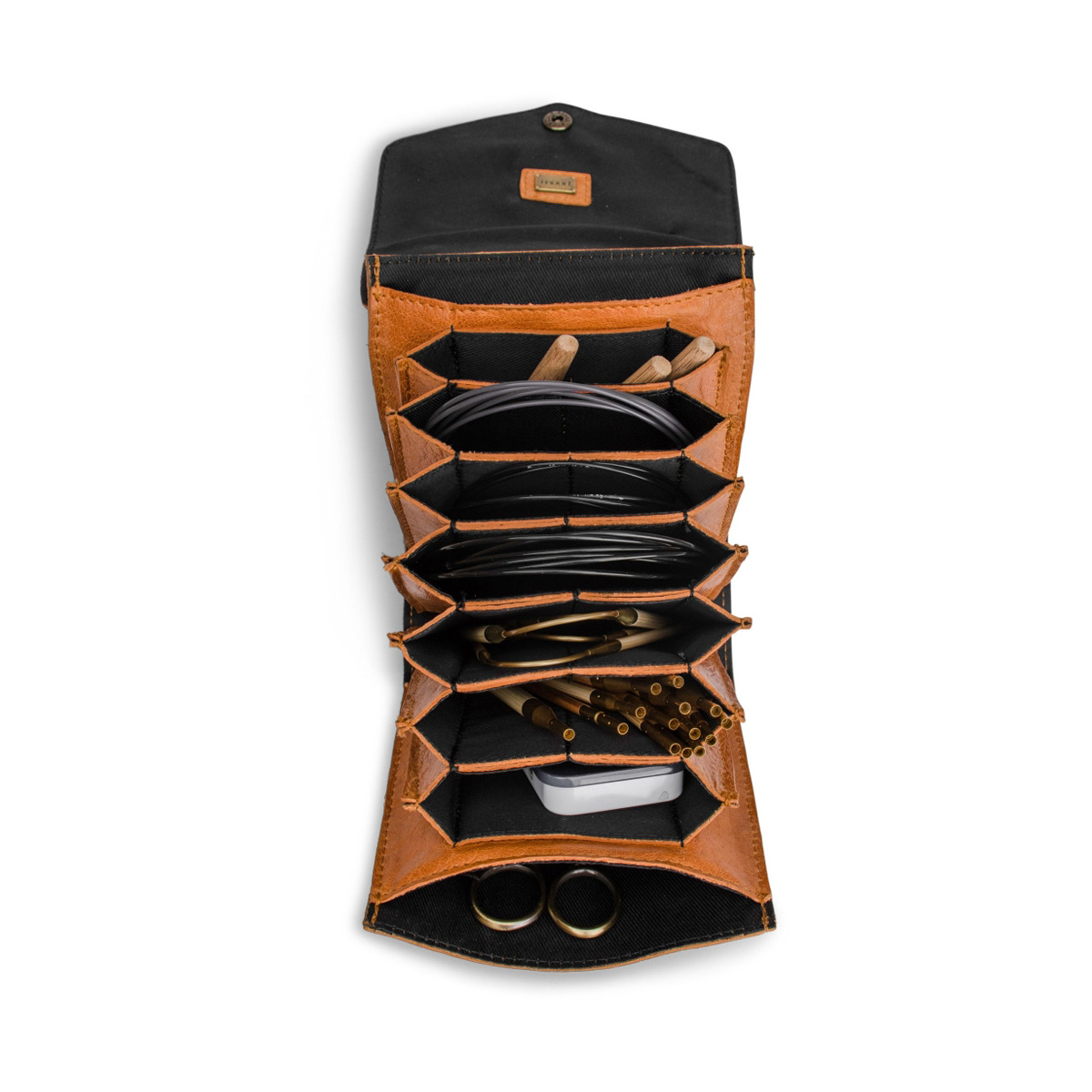 Lederorganizer Betina Whisky