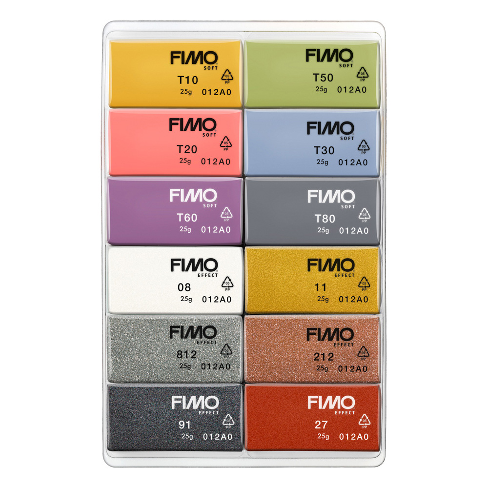 Modelliermasse-Set Fimo soft 12x25g Fashion Colours