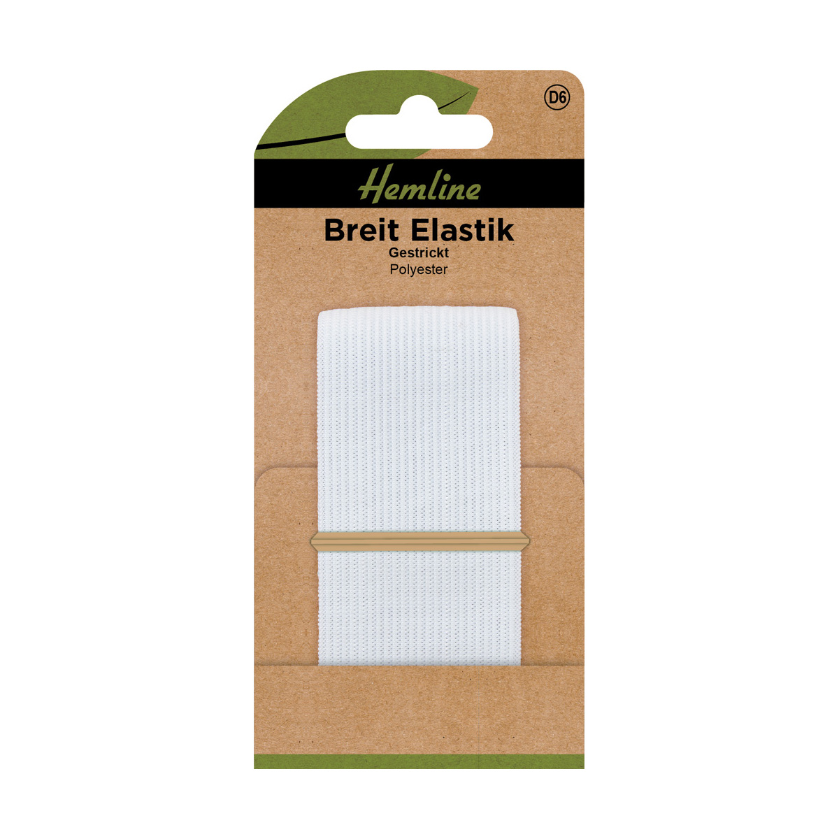 Elastik Band 40 mm x 1 m weiß