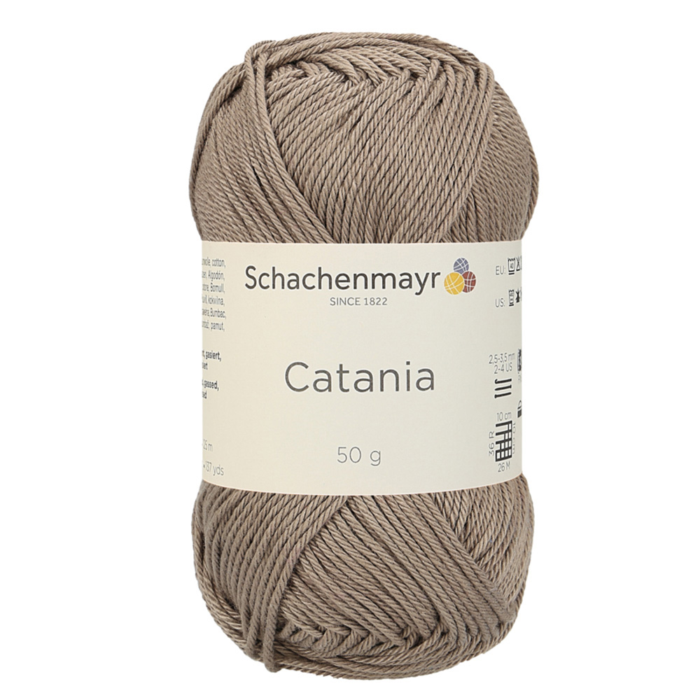 Wolle Schachenmayr taupe Catania 125m 50g