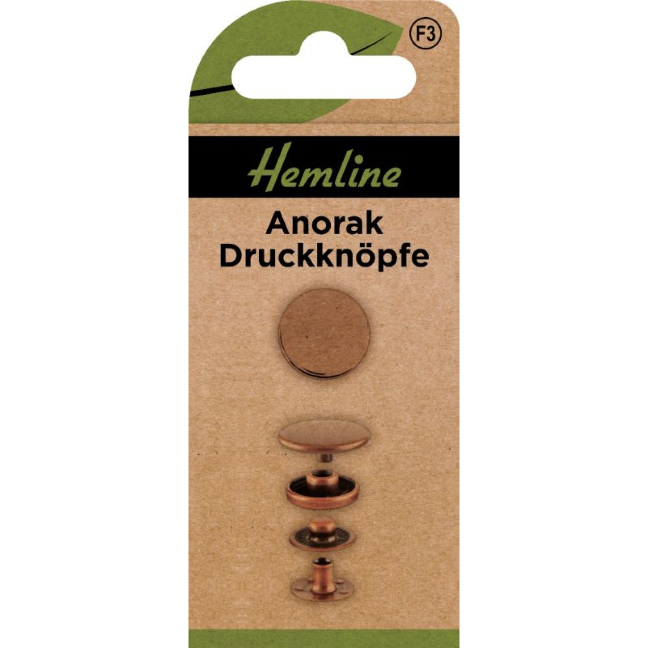 Druckknöpfe Anorak 15 mm silber 10 St