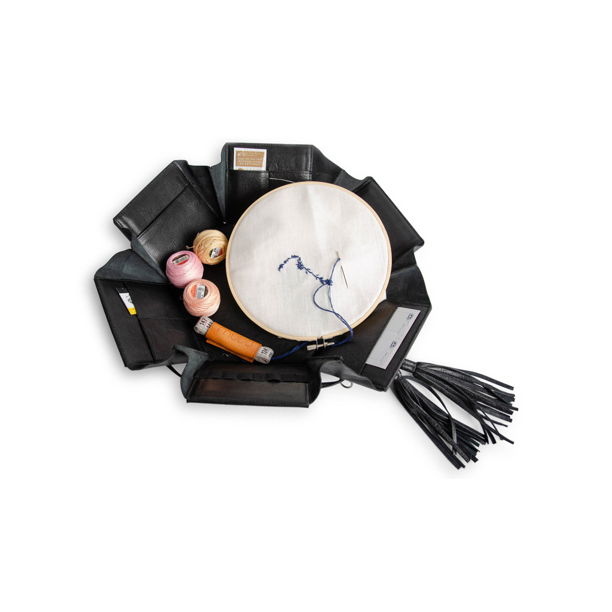 Lederbox, Projekttasche Evita Black