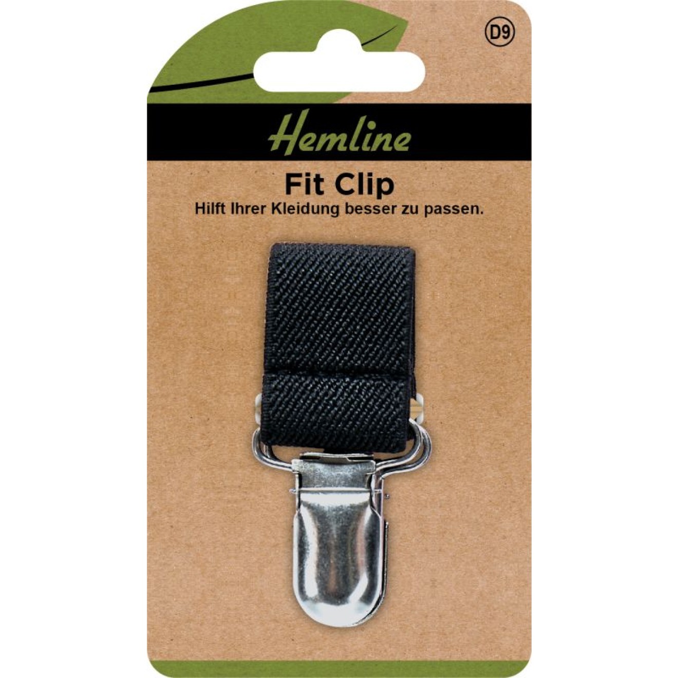 Fit Clip 25x76 mm schwarz 1 St