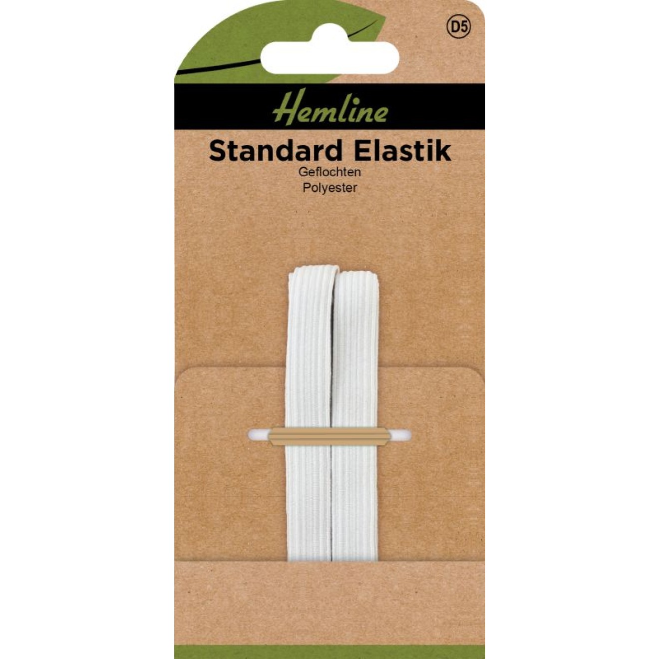 Elastik Band 9 mm x 2 m weiß