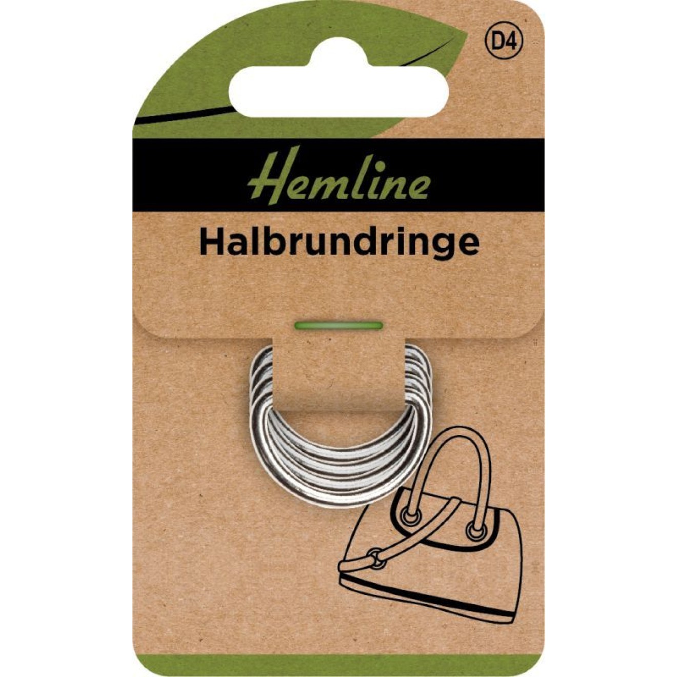 D-Ringe 20 mm silber 4 St