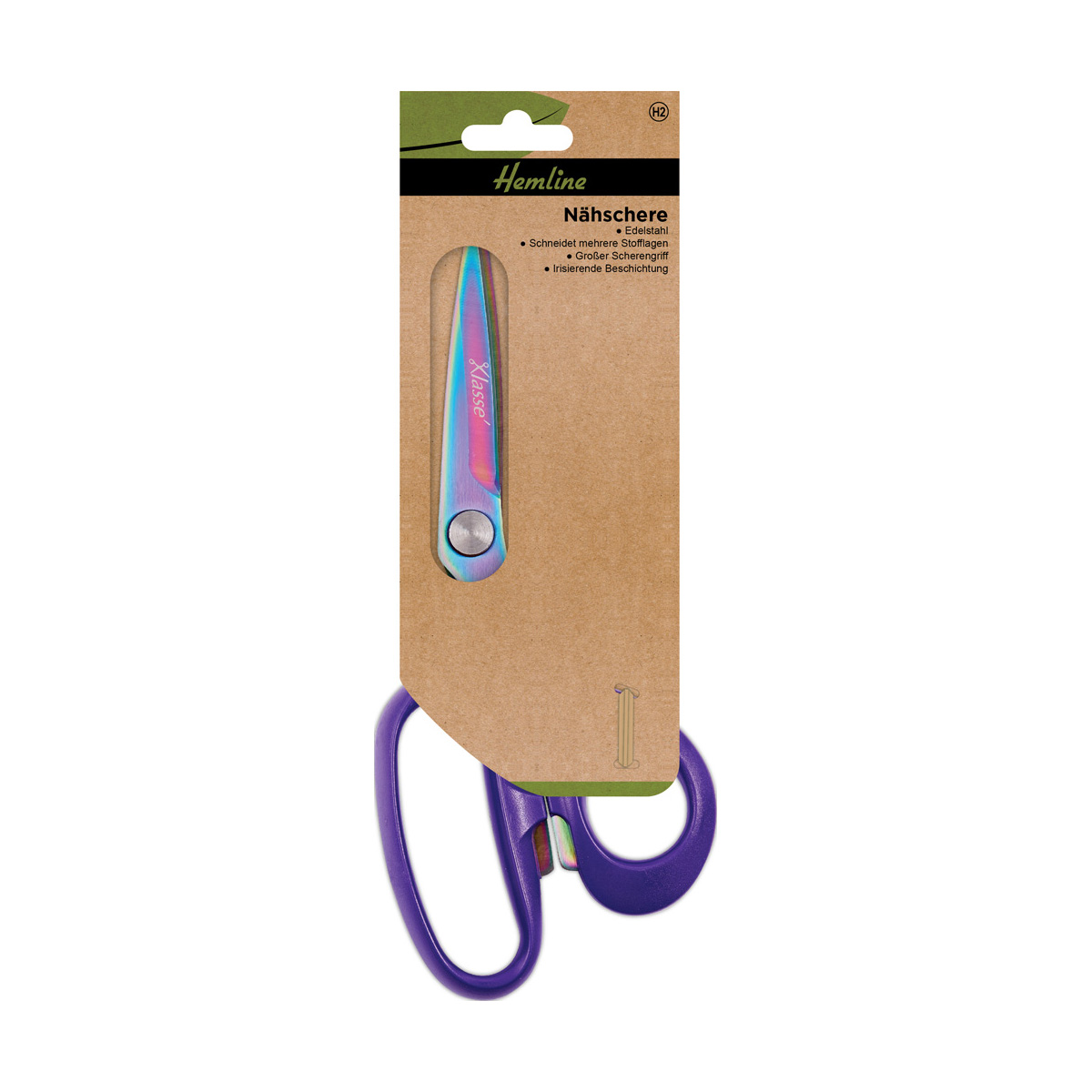 Schere Scheiderschere lila schimmernd 210 mm 1 St