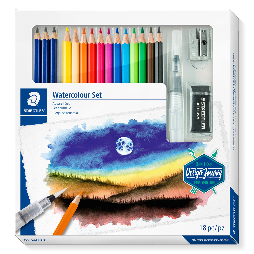 Aquarellstift-Set gemischt