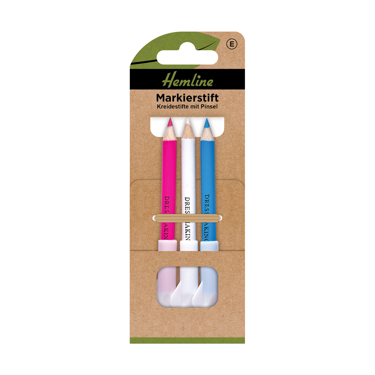 Markierstift pink, weiß,blau 3 St