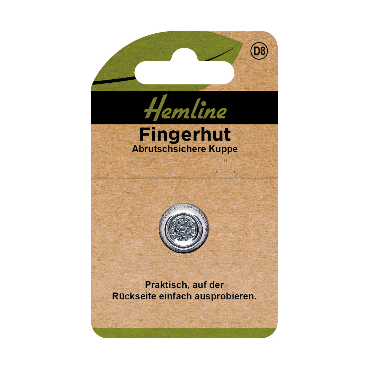 Fingerhut mit abrutschsicherer Kuppe Klein 15