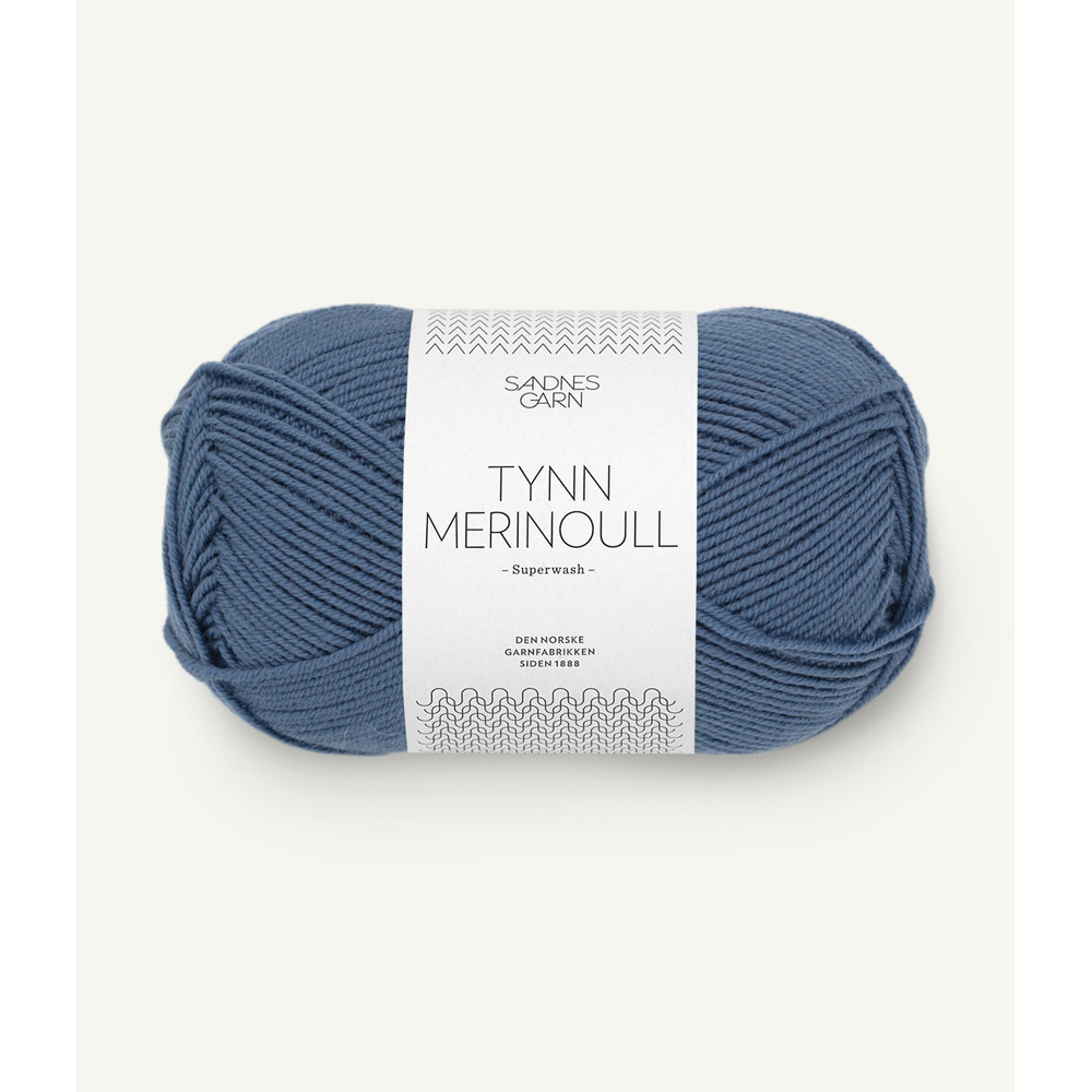 Wolle Sandnes Garn jeans Tynn Merinoull  175m 50g