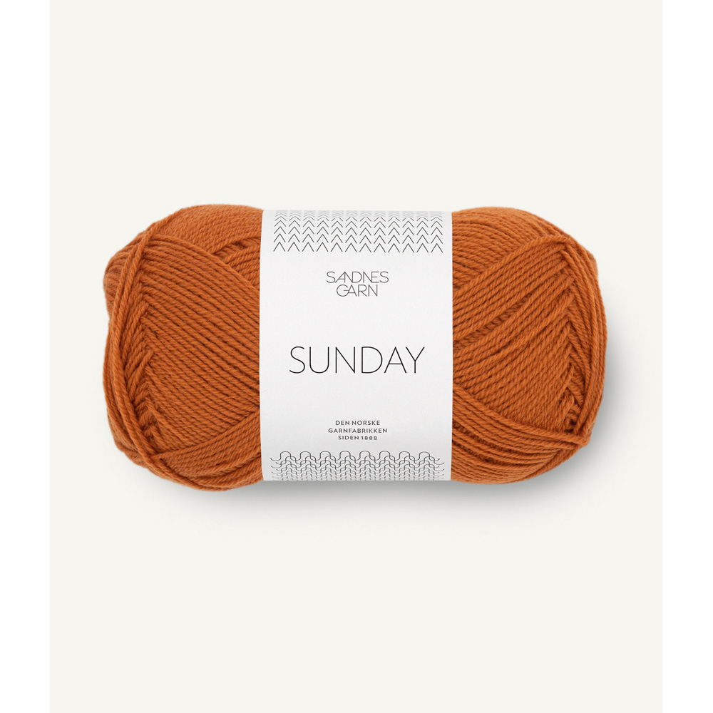 Wolle Sandnes Garn cognac Sunday 235m 50g