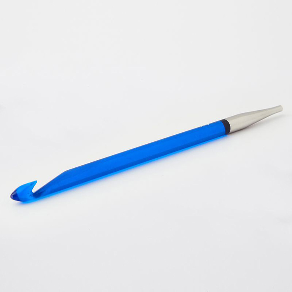 auswechselbare Häkelnadel TRENDZ tunesisch 7,00 mm blau