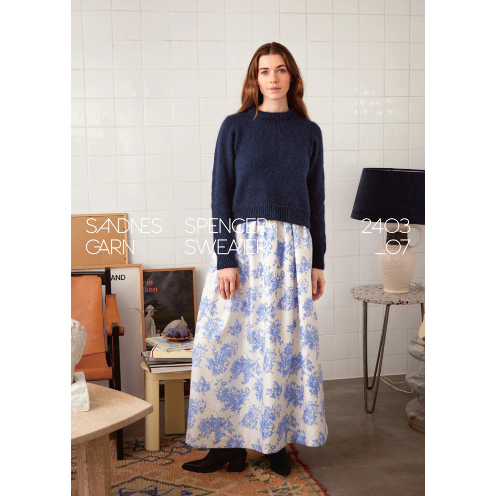 Anleitungsheft 2403 DIY Einzelanleitung 2403 Nr. 7 - Spencer Sweater - Englisch