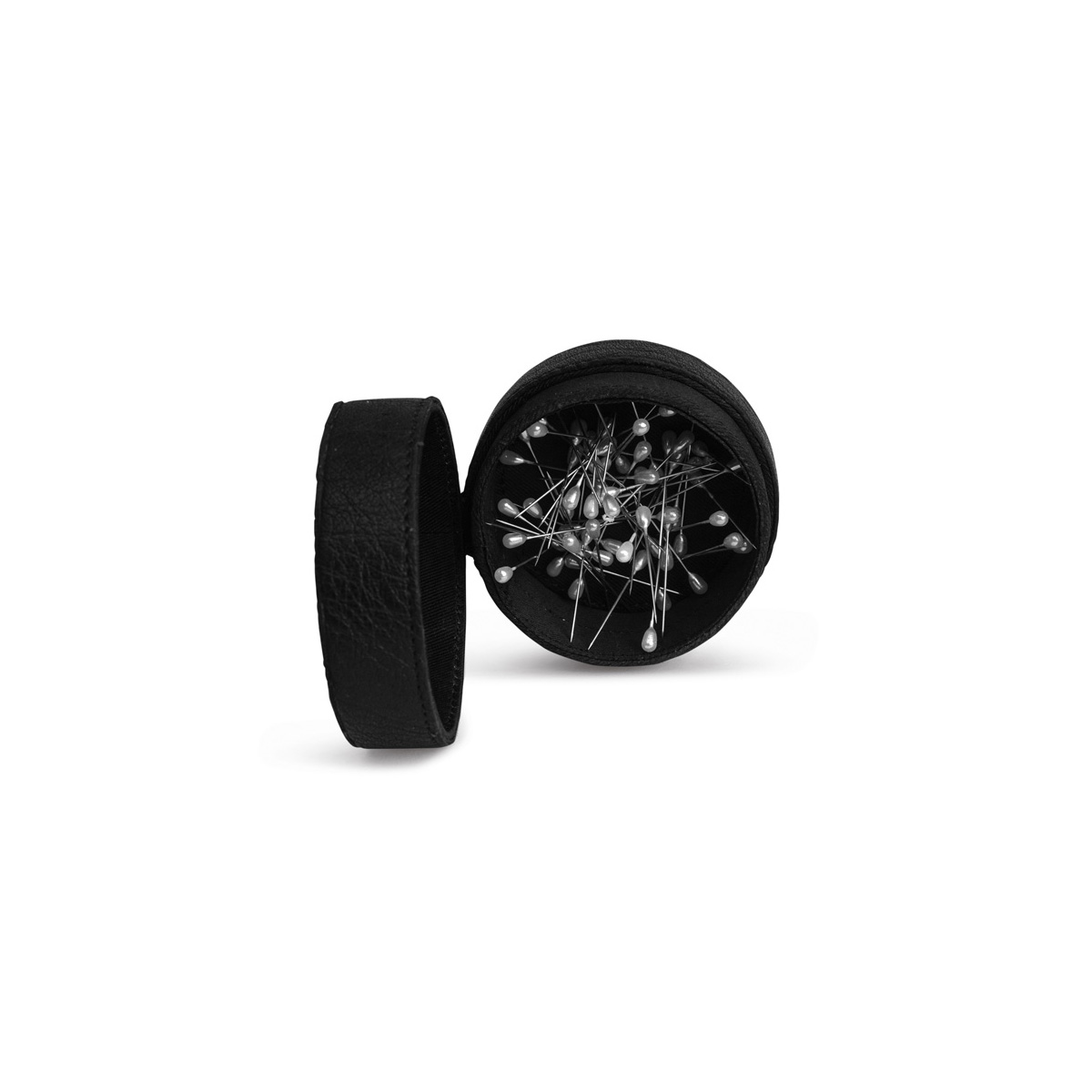 Lederbox Nadeln Emeli Black Lederbox Nadeln Emeli Black