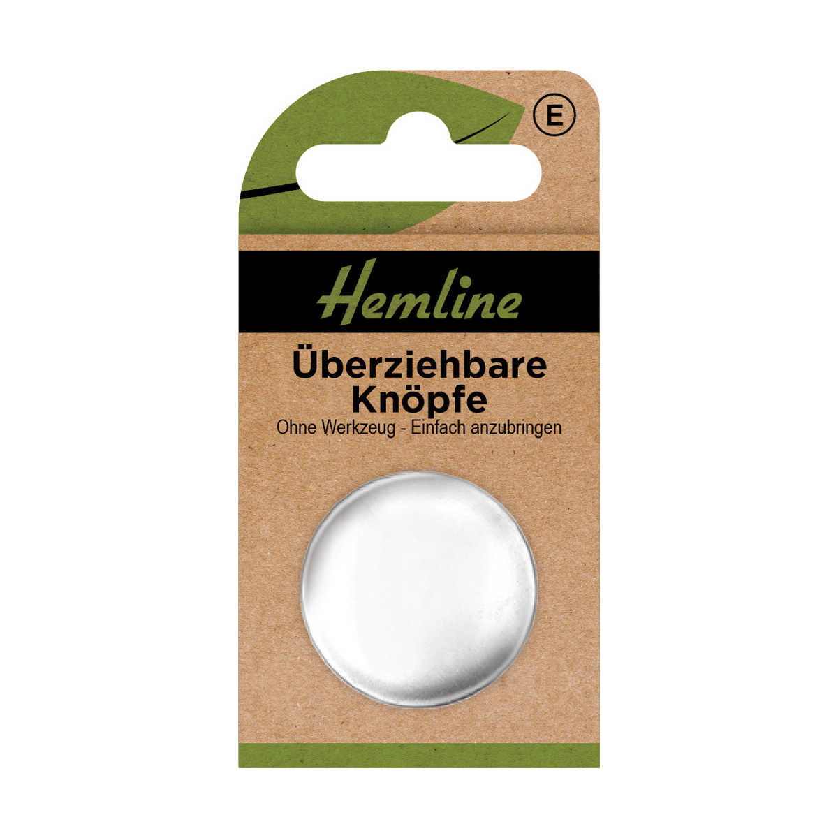 Überziehbare Knöpfe 29 mm 4 Stück