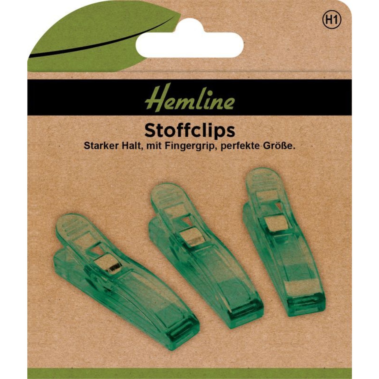 Stoffclips blau 15 St