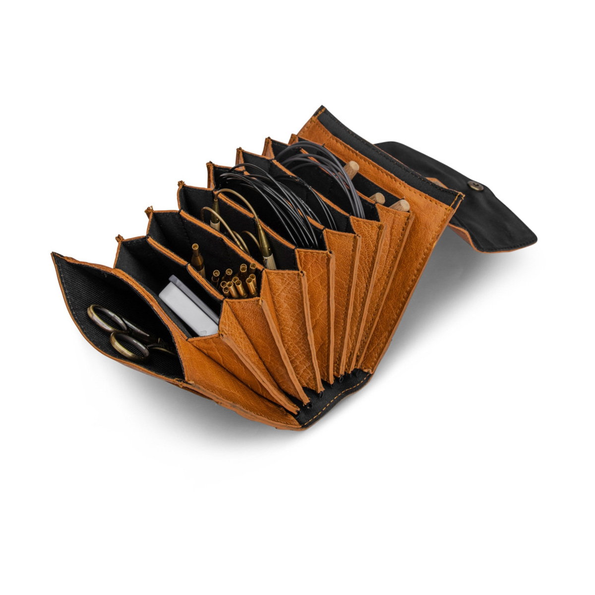 Lederorganizer Betina Whisky