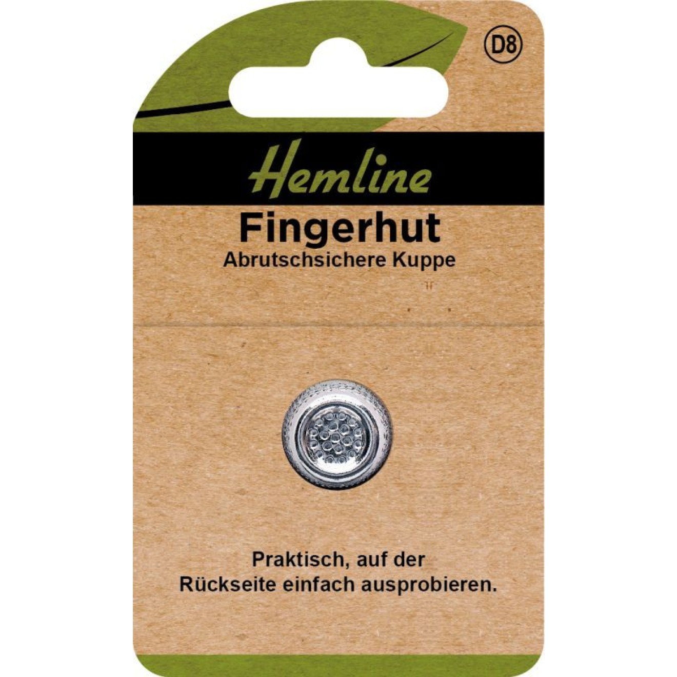 Fingerhut mit abrutschsicherer Kuppe Klein 15