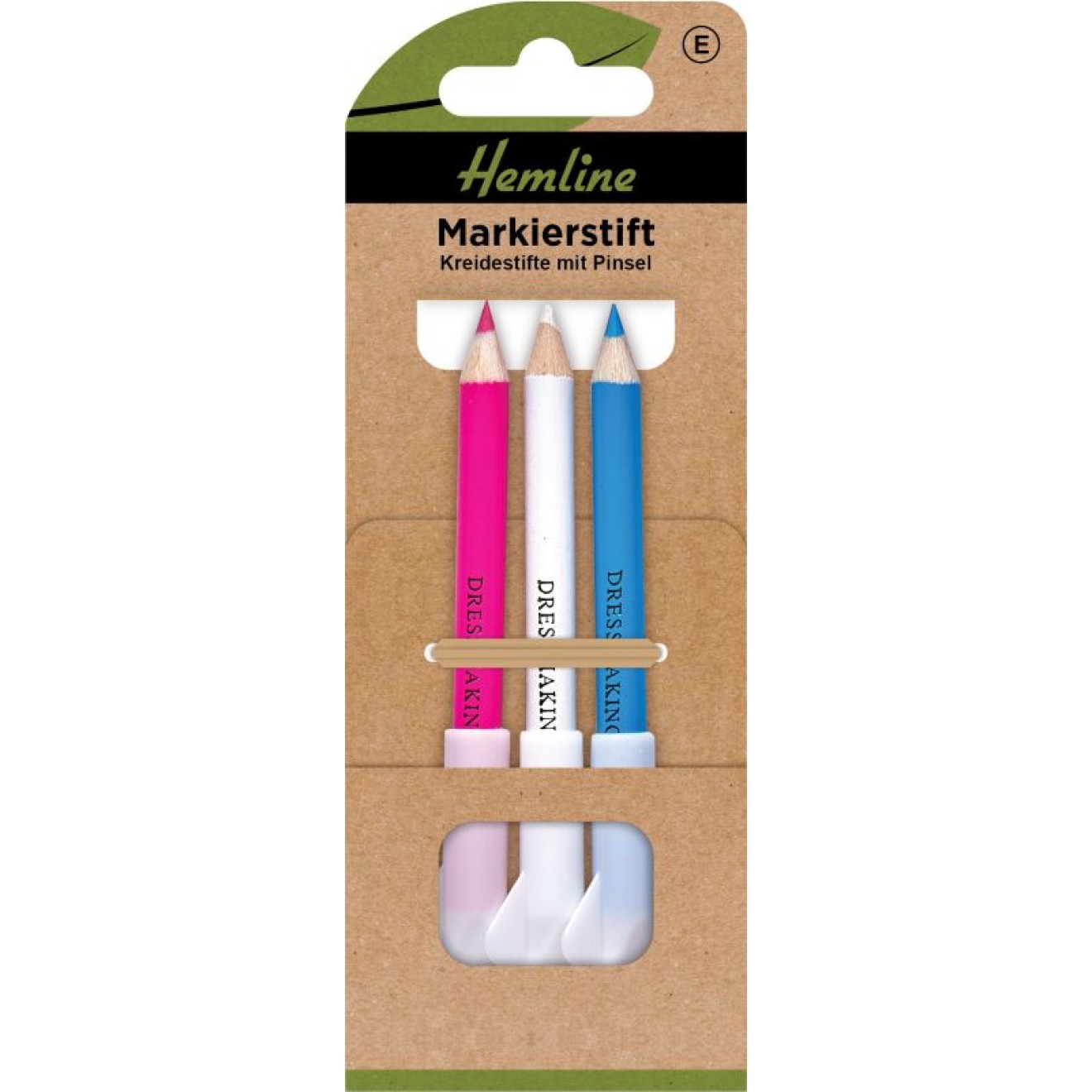 Markierstift pink, weiß,blau 3 St