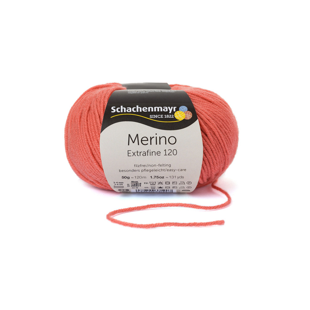 Wolle Schachenmayr koralle Merino Extrafine  120m 50g