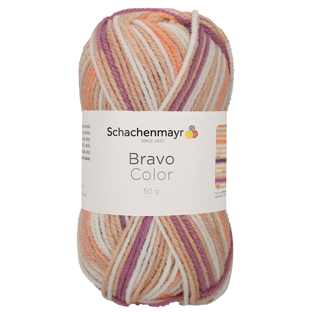 Wolle Schachenmayr beige Bravo Color 133m 50g
