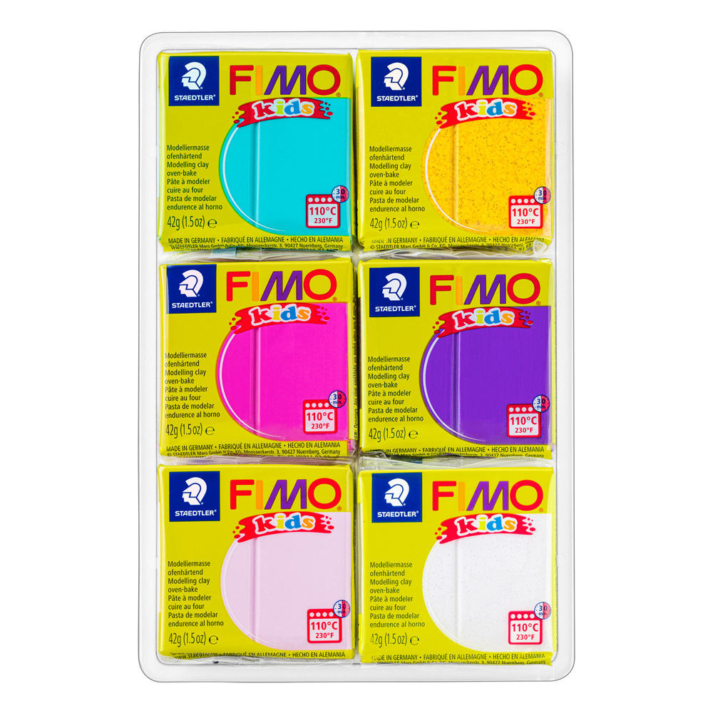 Modelliermasse-Set Fimo kids 6x42g Fancy