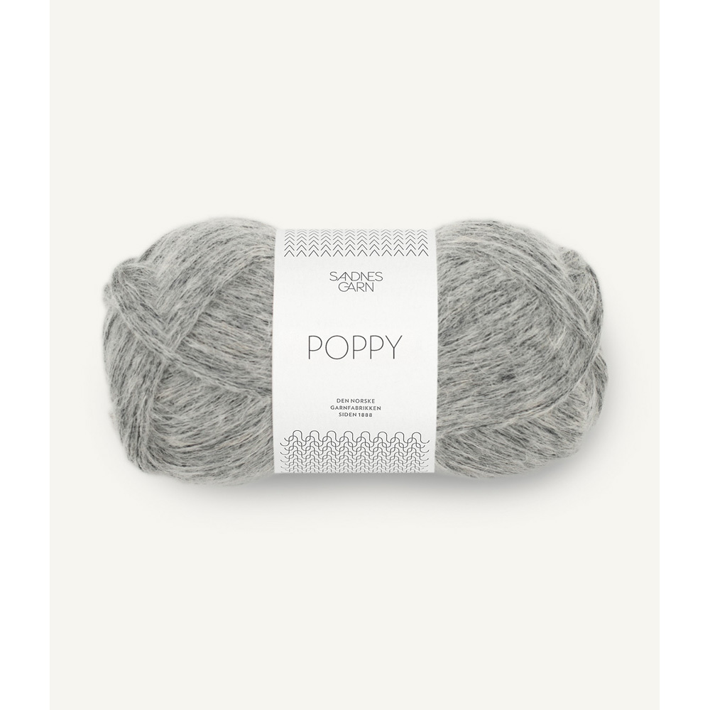 Wolle Sandnes Garn gramelert Poppy 110m 50g