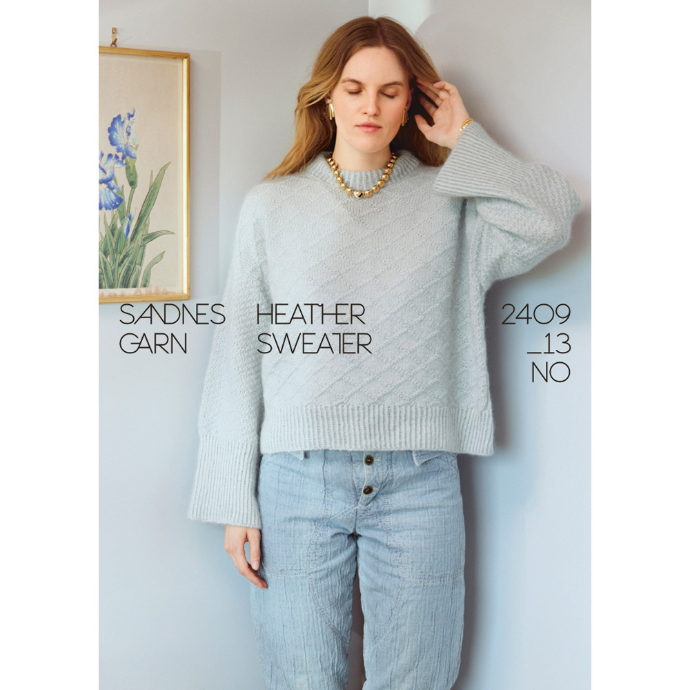 Anleitungsheft 2409 Slow Fashion Einzelanleitung 2409 Nr. 13 Heather Sweater- Deutsch