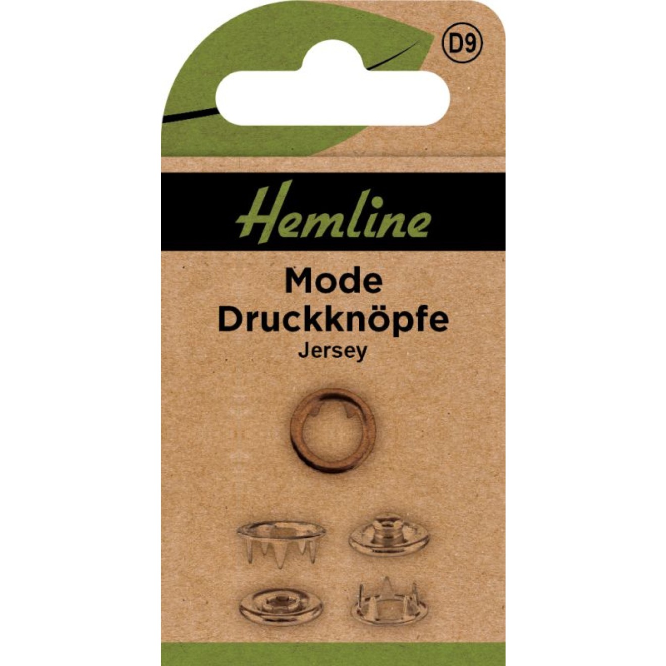 Druckknöpfe Mode Jersey 11 mm silber 8 St