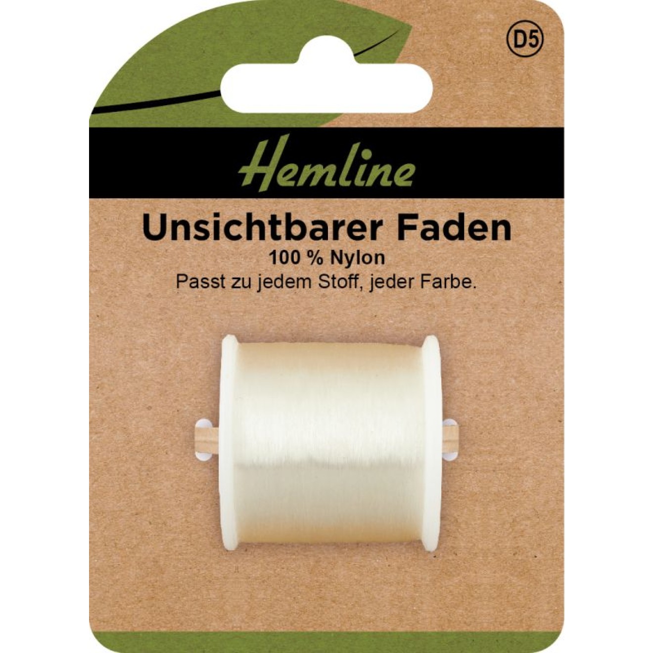 Nähgarn Unsichtbarer Faden transparent 200 m