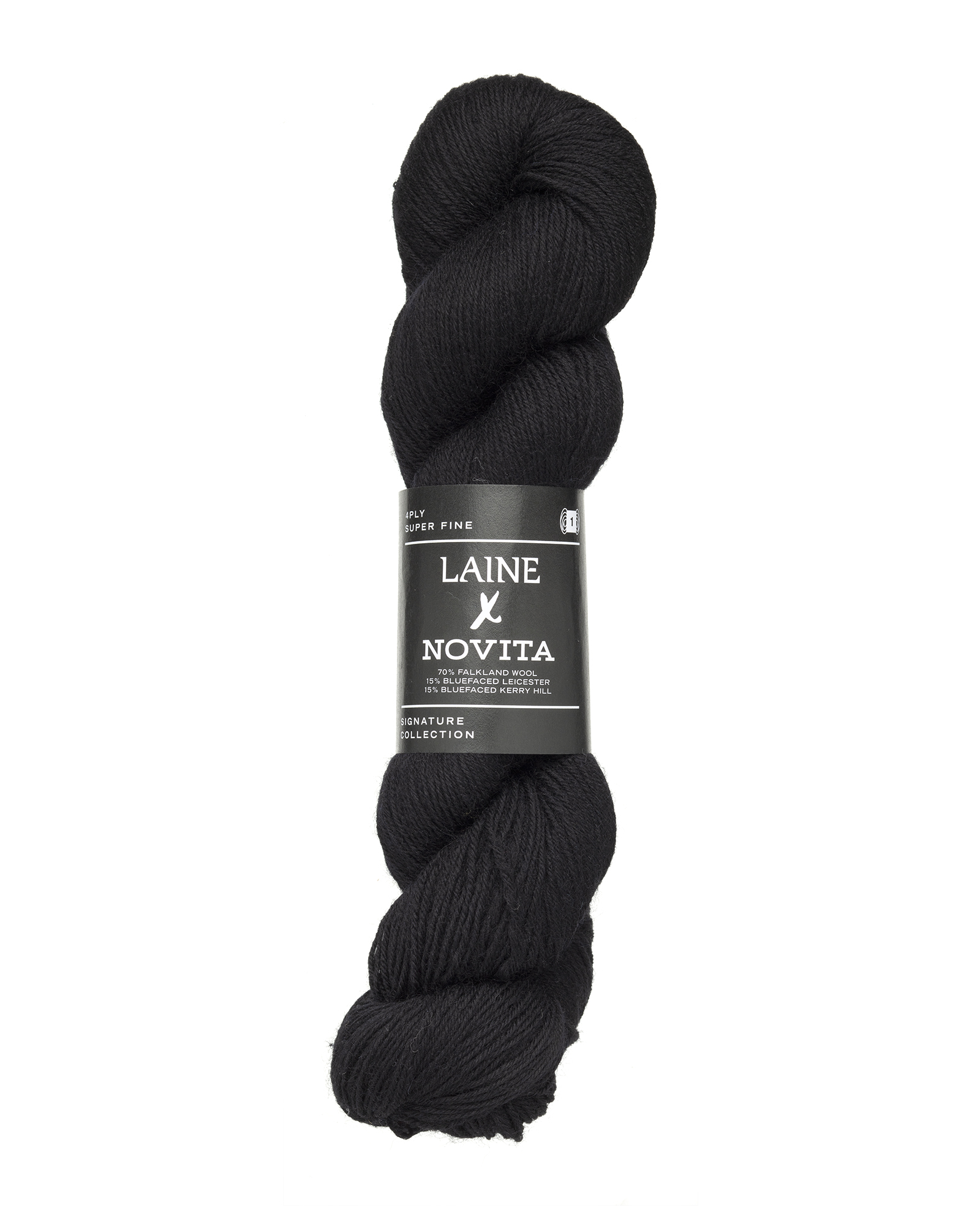 Laine 4fädig col. 0891 Winter Black ca. 400 m 100 g