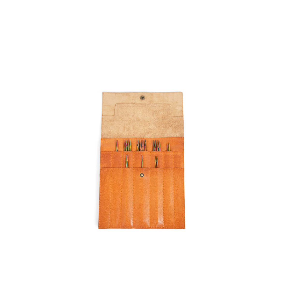 Lederorganizer mit Knopf Oslo Whisky