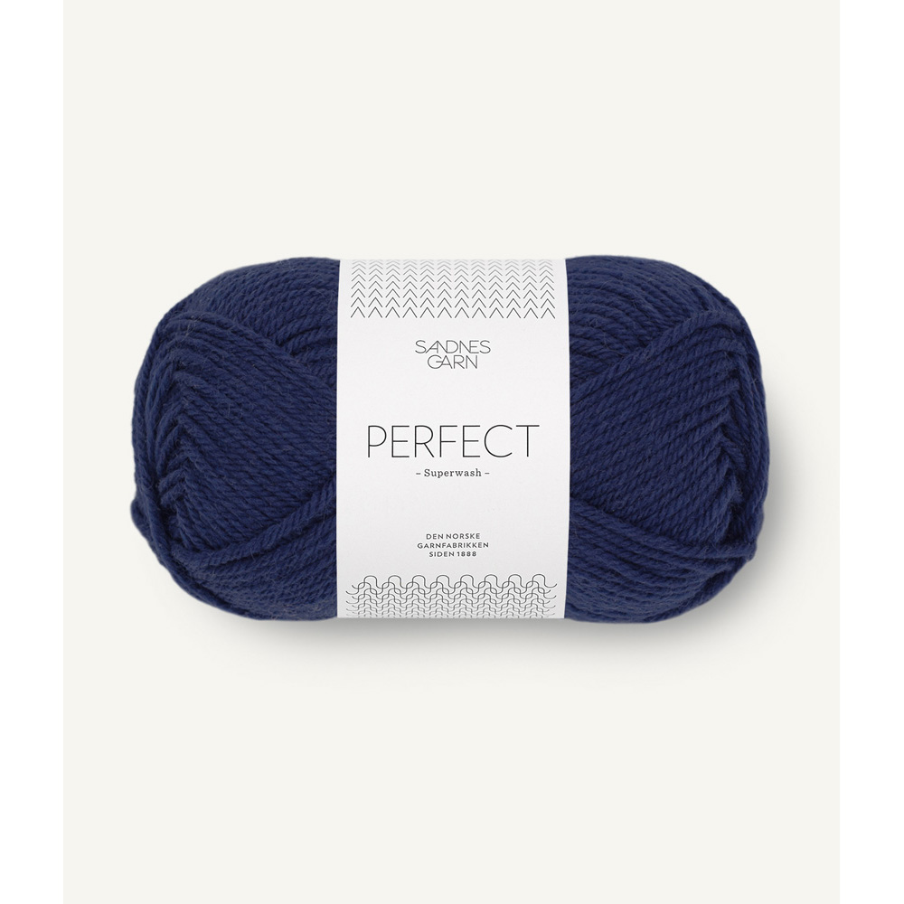 Wolle Sandnes Garn navy Perfect 100m 50g