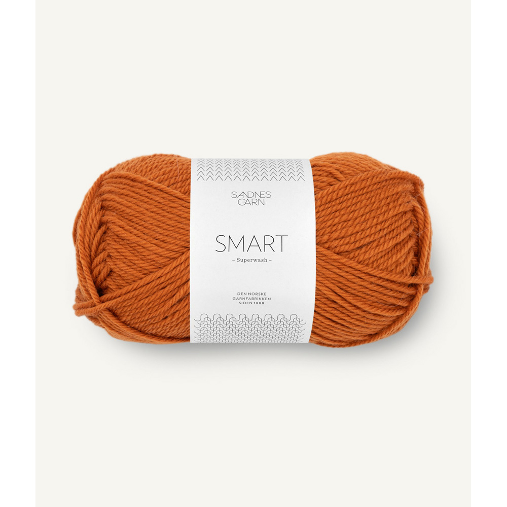 Wolle Sandnes Garn cognac Smart 100m 50g
