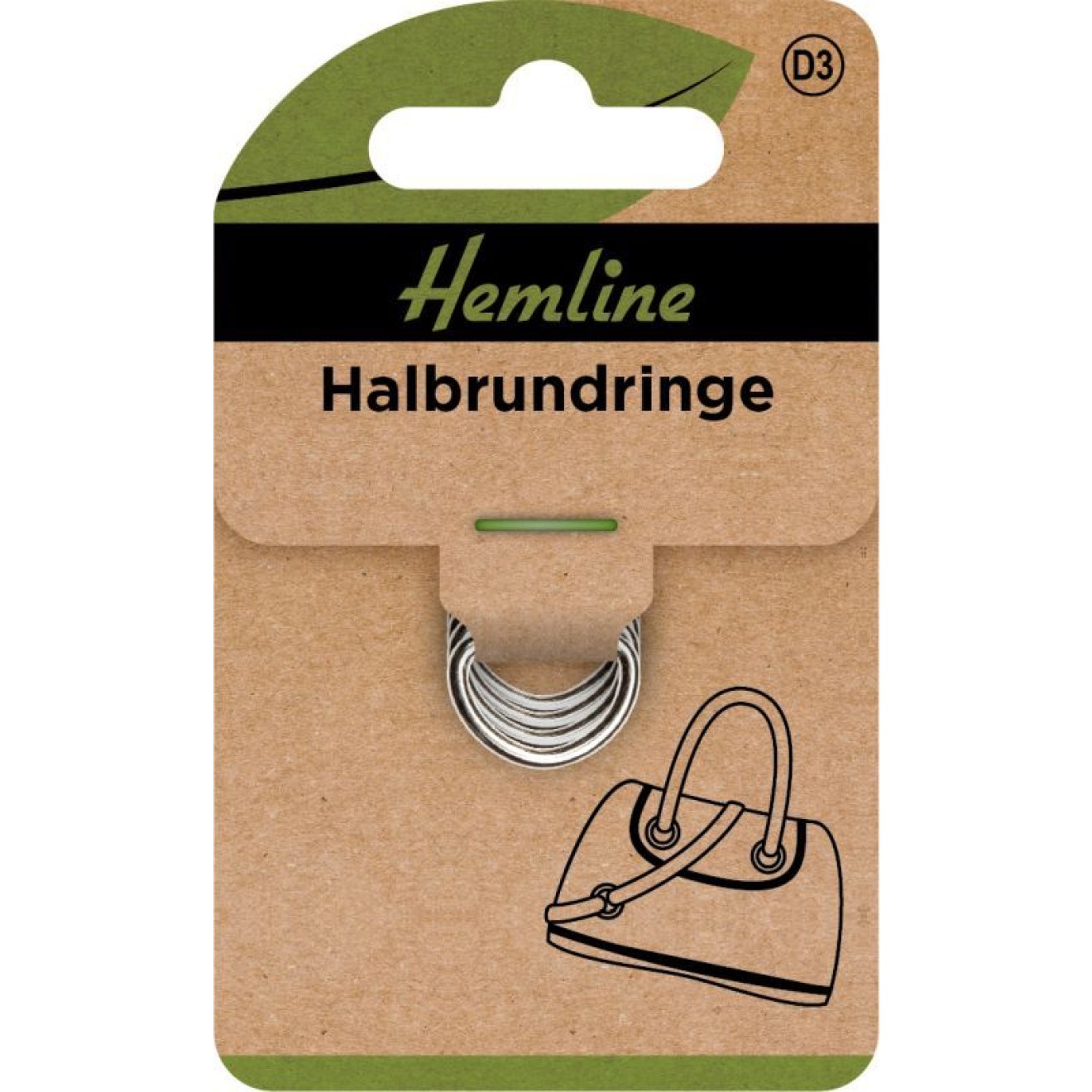 D-Ringe 12 mm silber 4 St