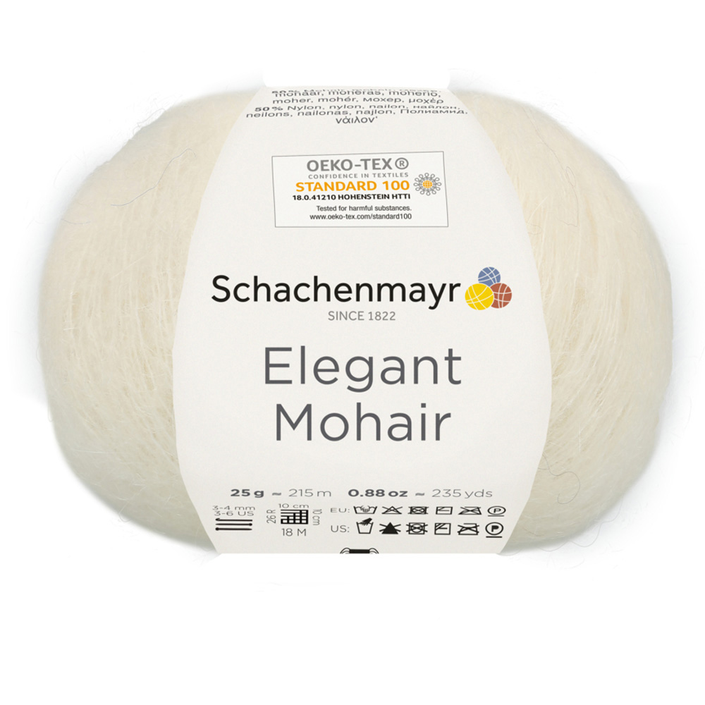Wolle Schachenmayr natur Elegant Mohair 215m 25g
