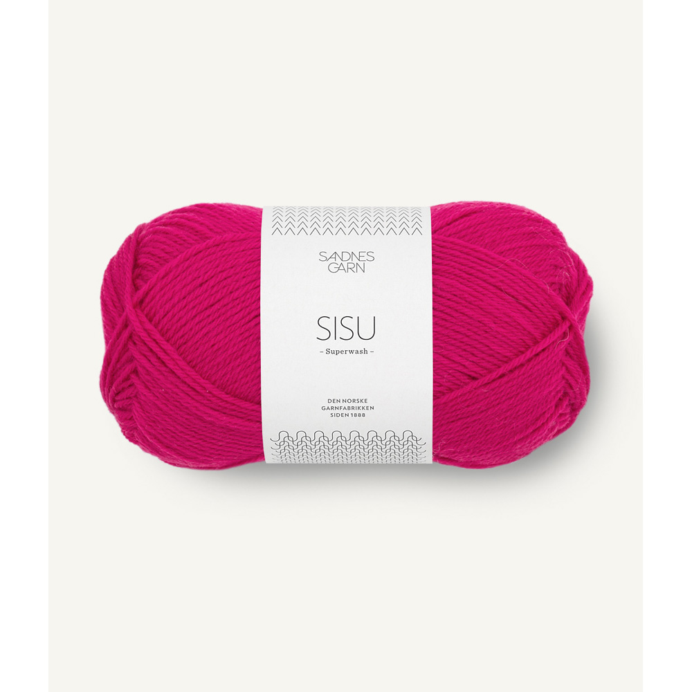 Wolle Sandnes Garn jazzy pink Sisu 175m 50g