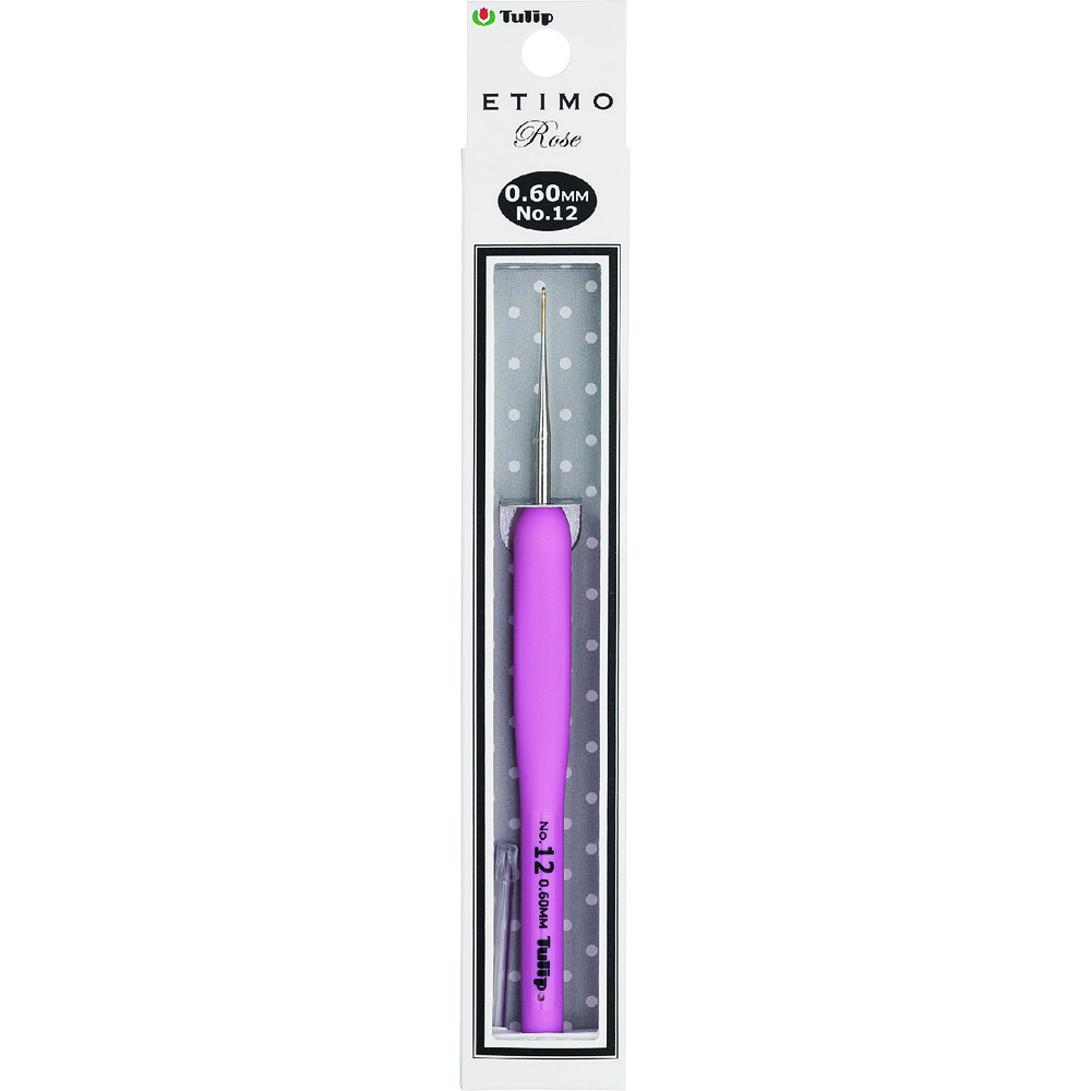 ETIMO Rose Häkelnadel mit Softgriff 0,60 mm 1 St