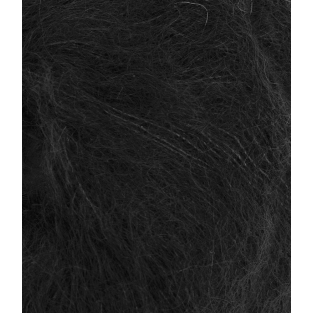 Wolle Sandnes Garn black Tynn Silk Mohair  212m 25g