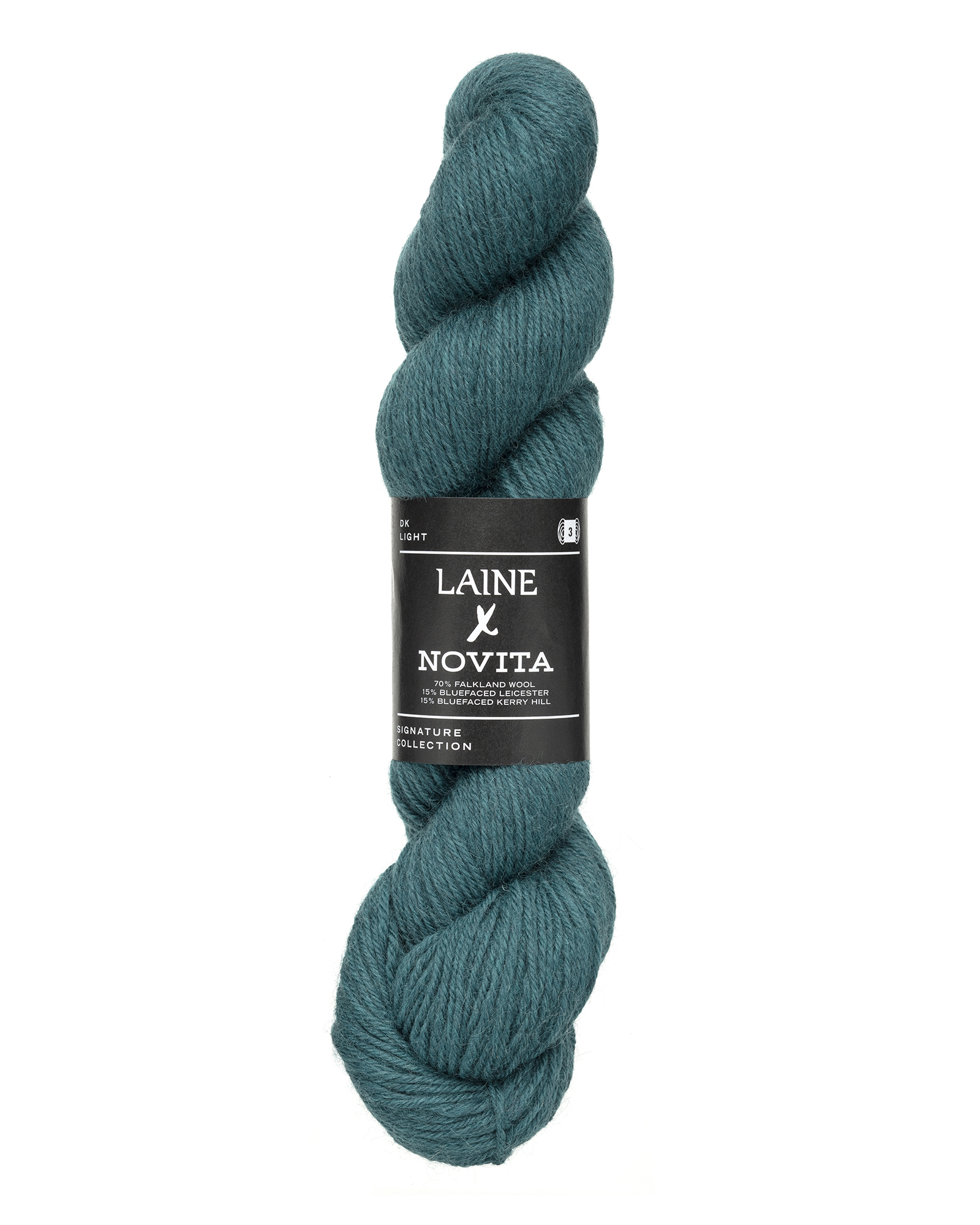 Laine DK col. 1661 Heathered Teal ca. 225 m 100 g