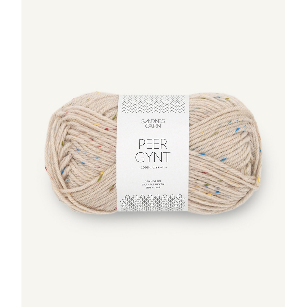 Wolle Sandnes Garn marsipan tutti frutti tweed Peer Gynt 91m 50g