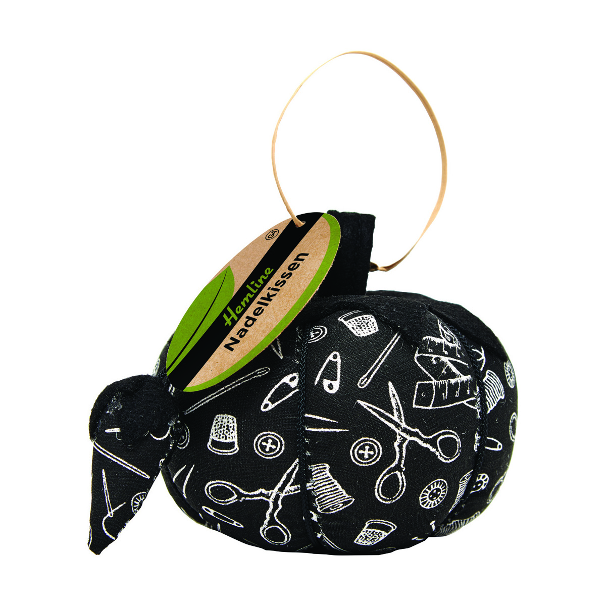 Nadelkissen schwarz weiß 1 Stück